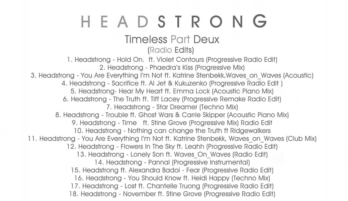 headstrong timeless