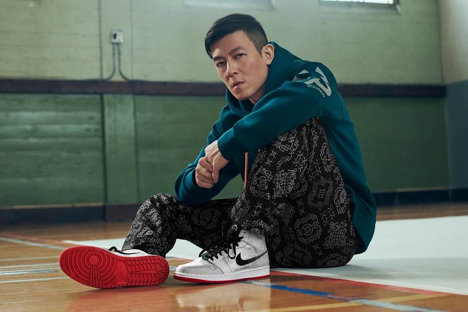 edison chen x air jordan 1 mid fearless