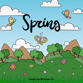 dibujo spring