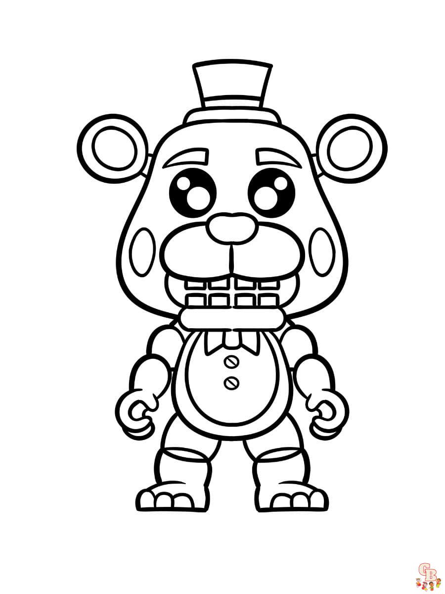 dibujos de fnaf para colorear e imprimir