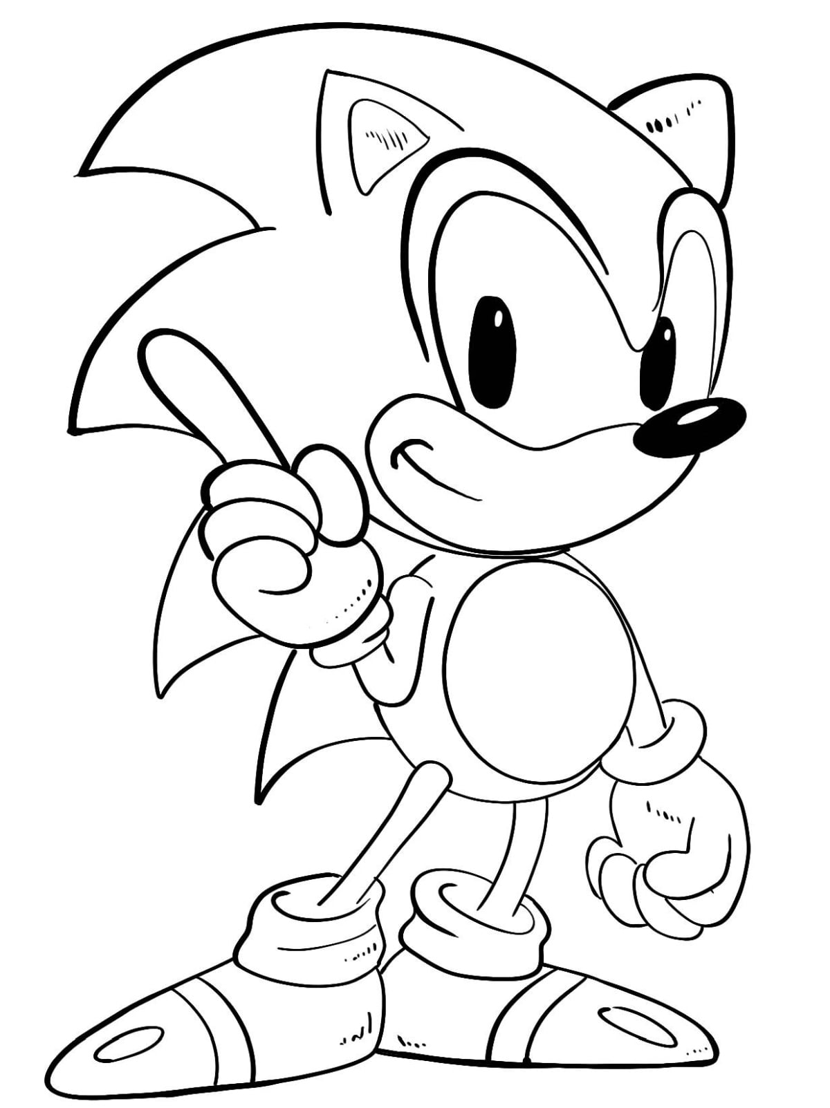 dibujos de sonic