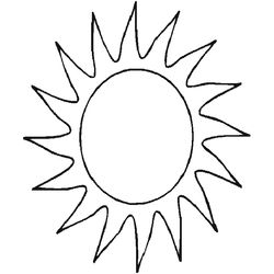 dibujos para colorear de un sol