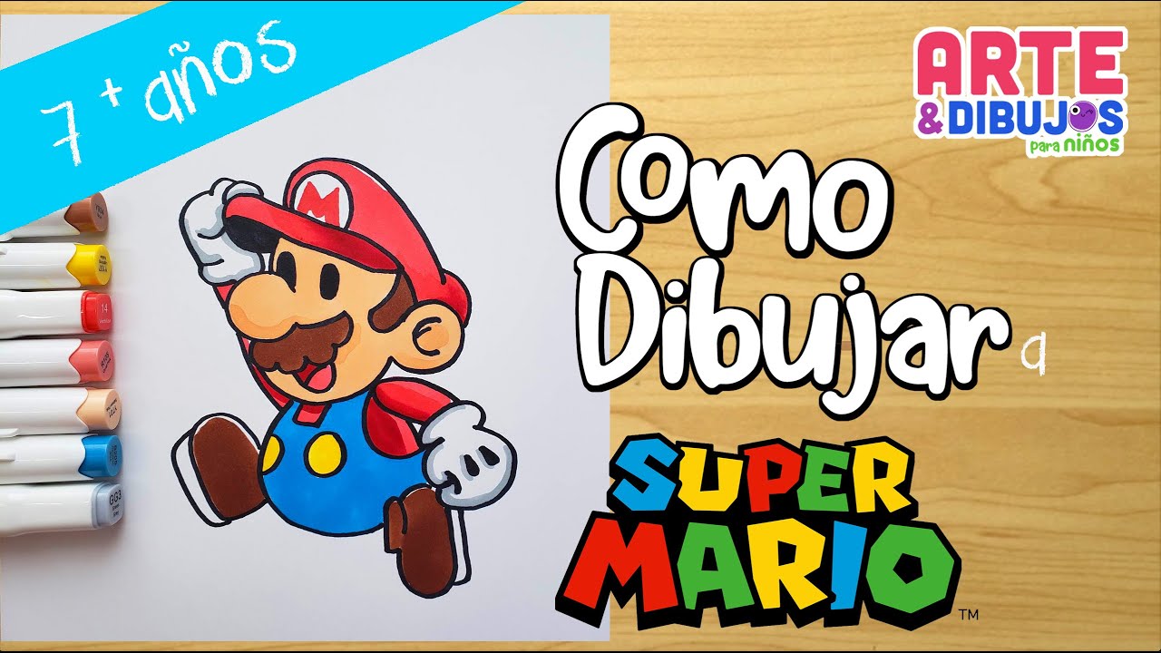 dibujos para dibujar de mario bros