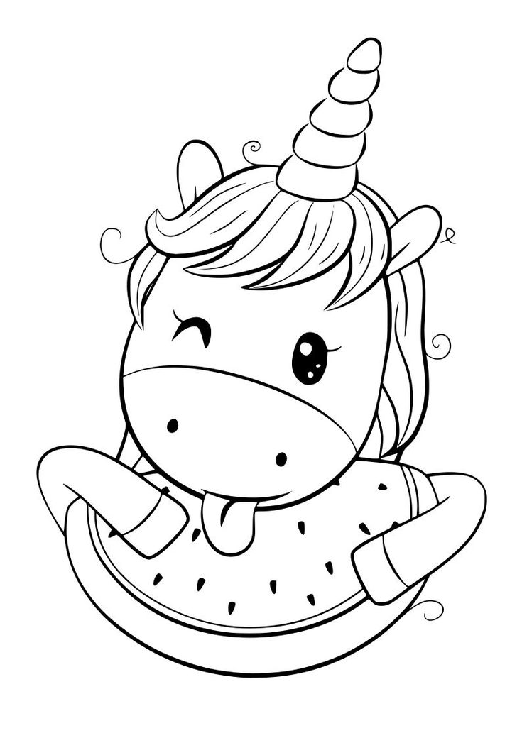 dibujos para imprimir de unicornios