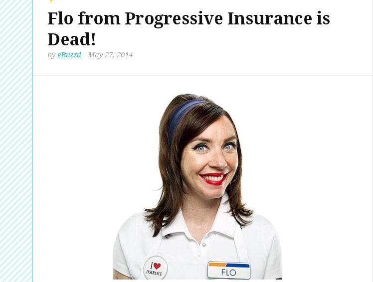 did flo from progressive die