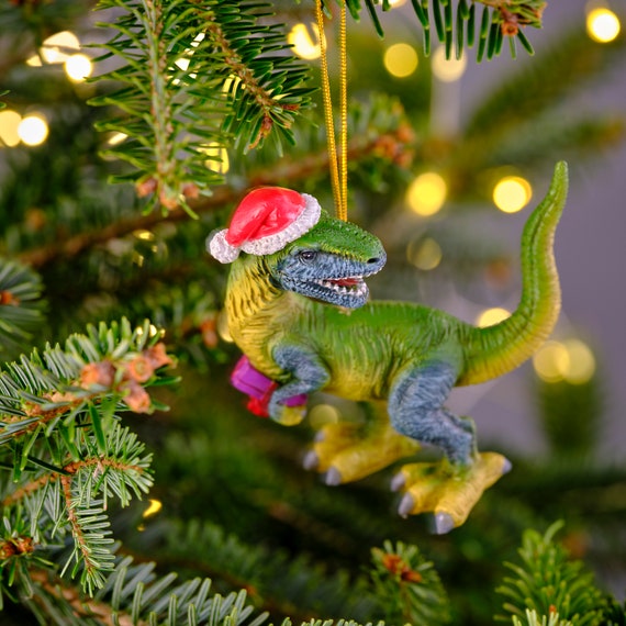 dinosaur christmas tree ornaments