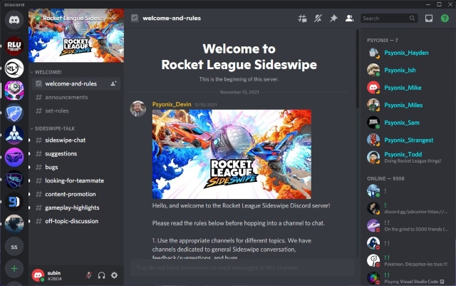 discord rocket league trading