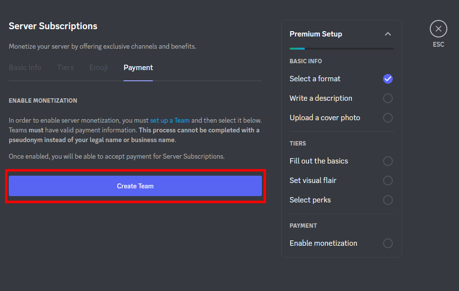 discord subscription