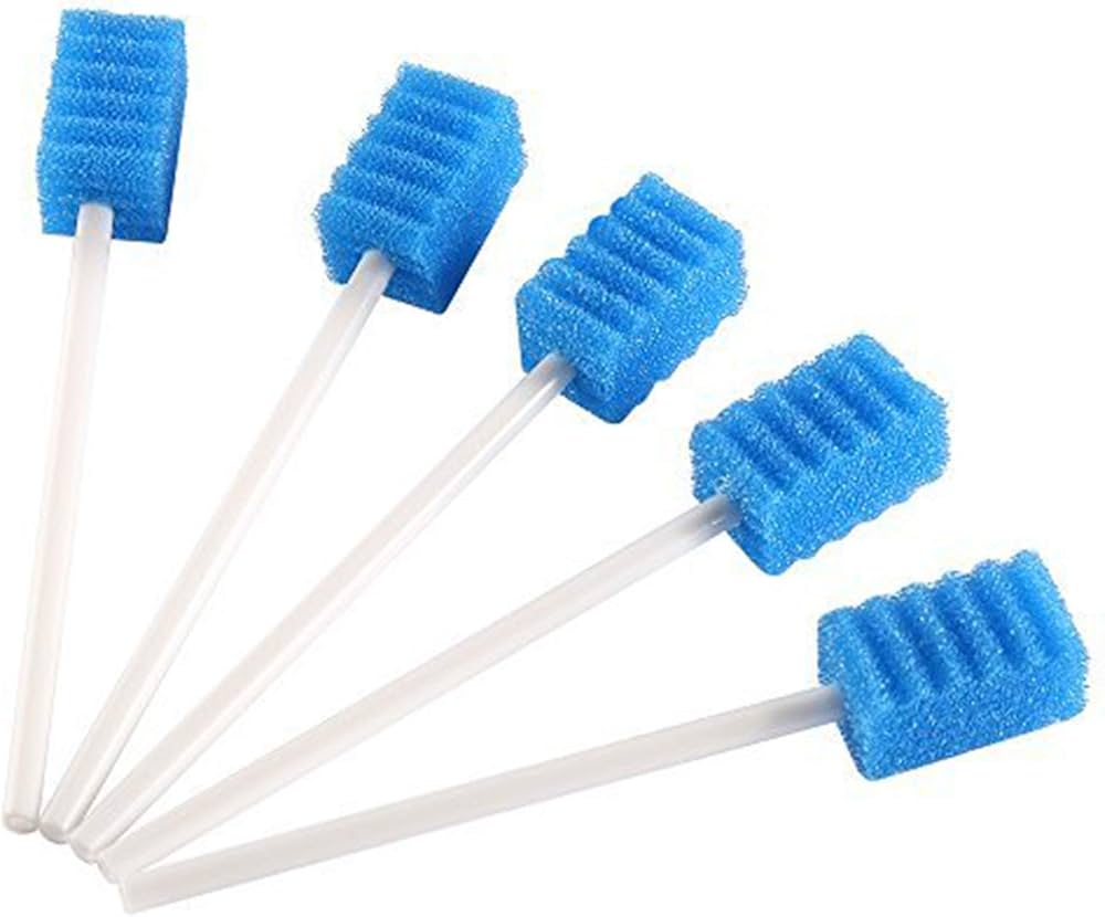 disposable sponge toothbrush