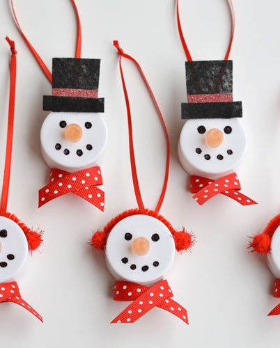 diy snowman christmas decorations