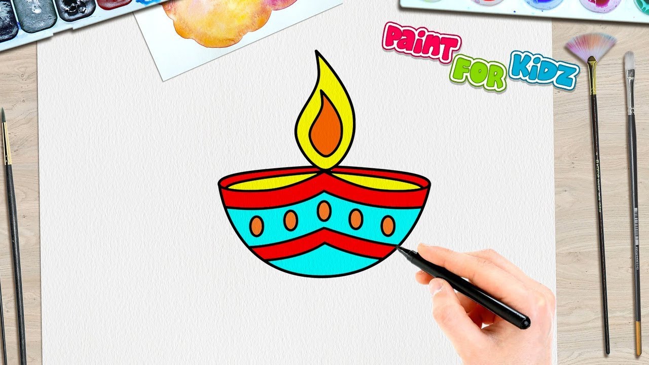 diya ka drawing