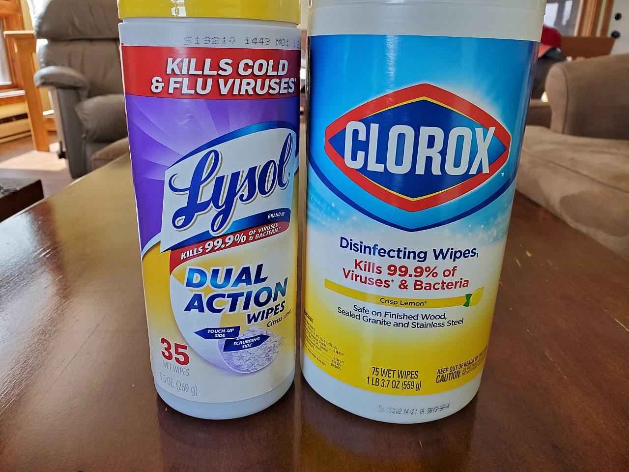 do clorox wipes count as liquid tsa