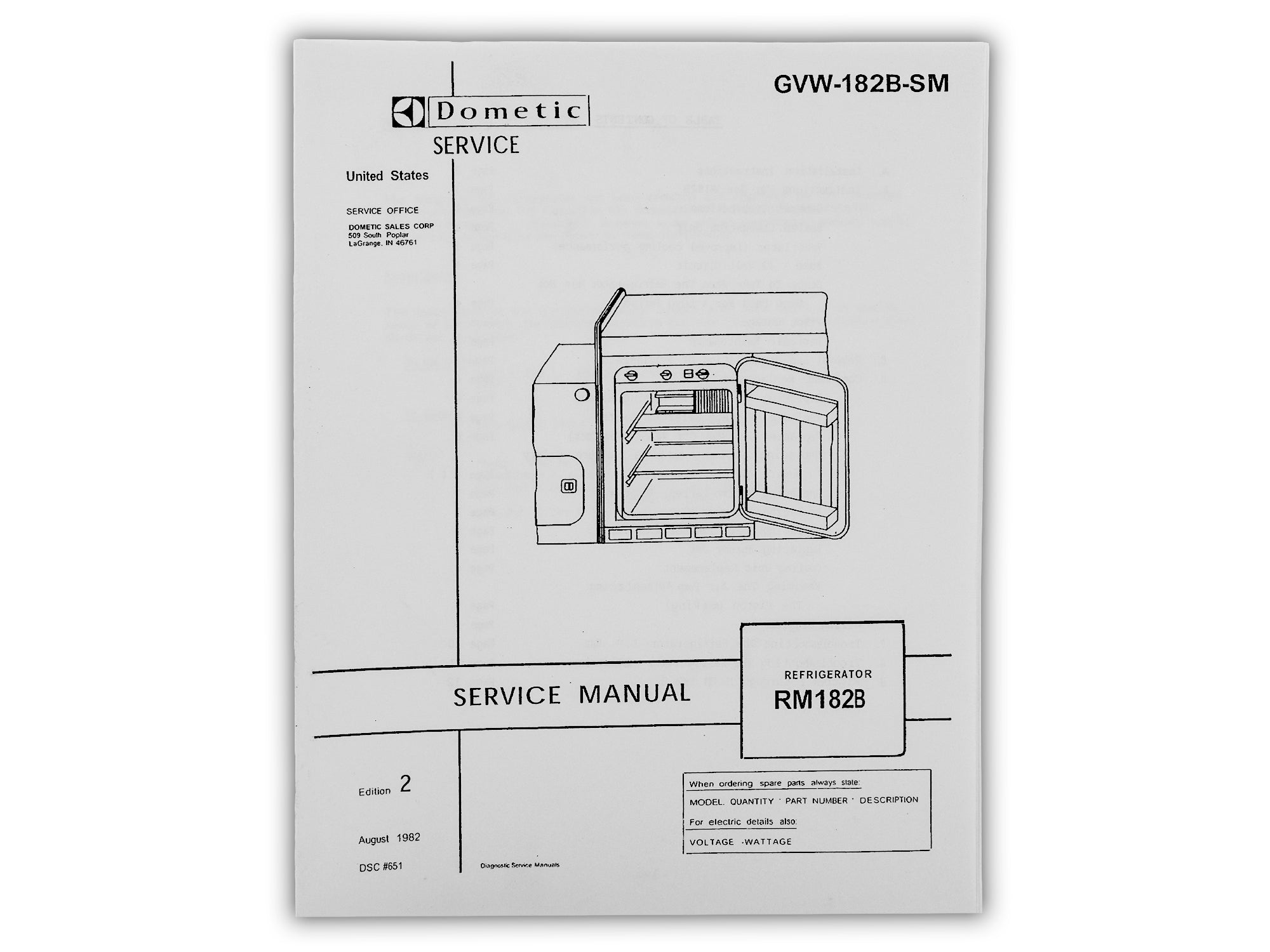 dometic refrigerator troubleshooting manual