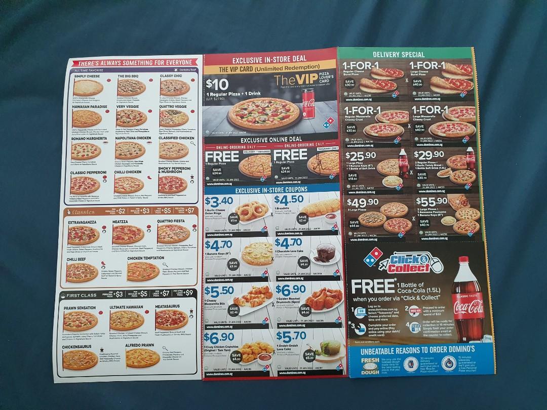 dominoes vouchers