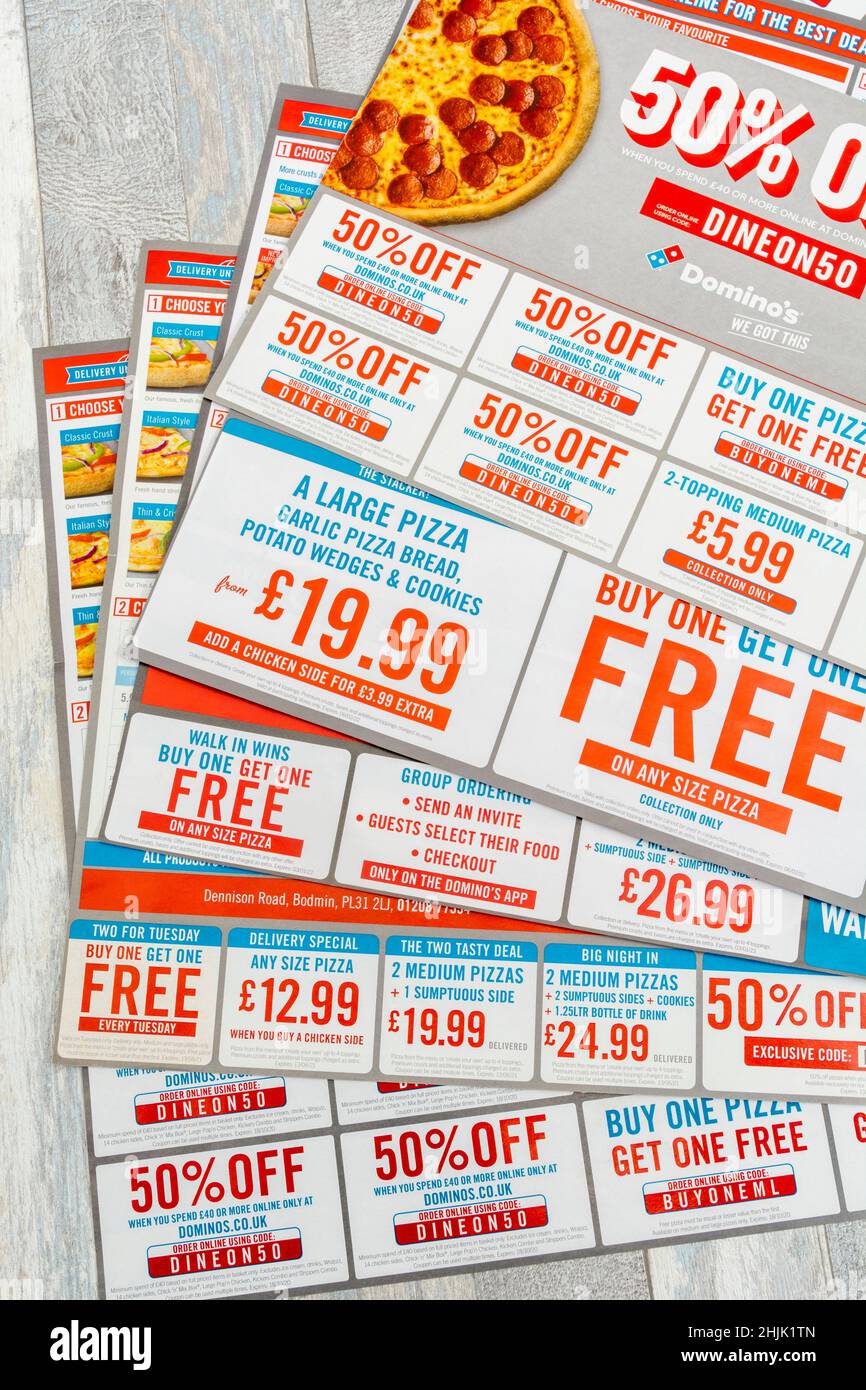 dominos pizzas vouchers