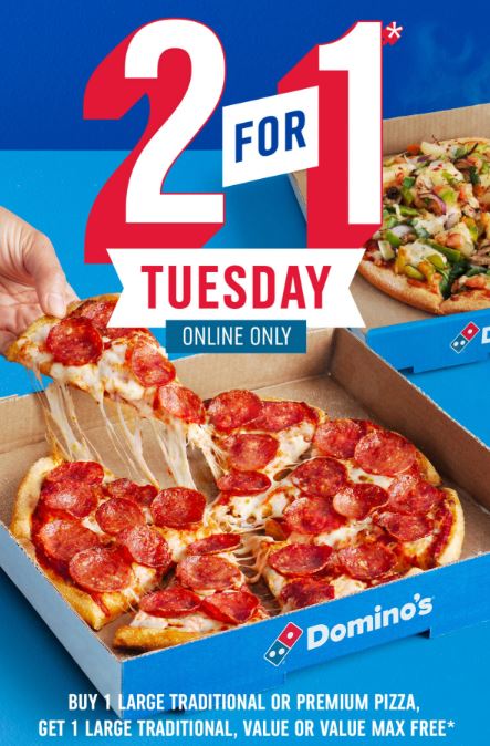 dominos tuesday deals