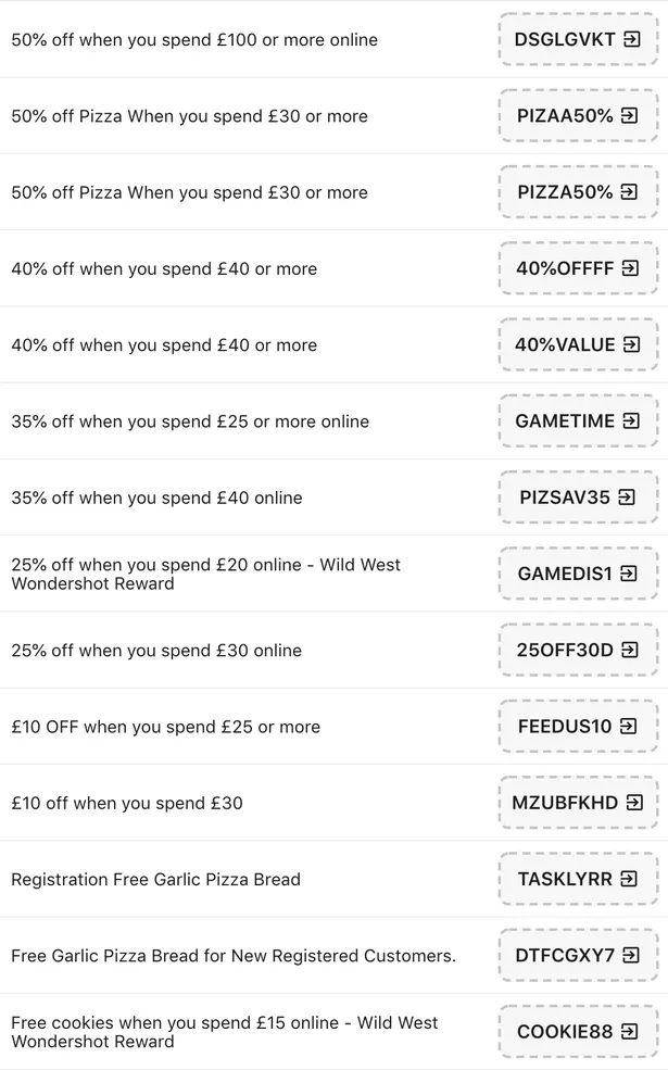 dominos voucher code