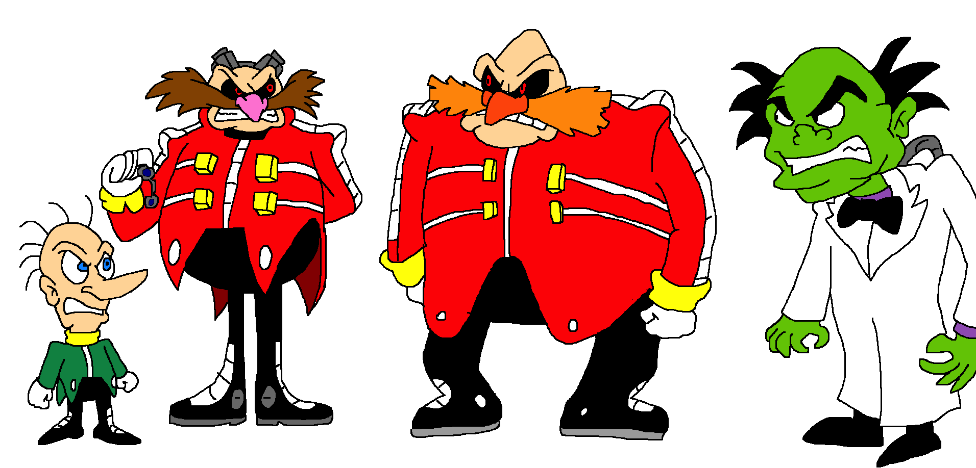 dr robotnik vs eggman