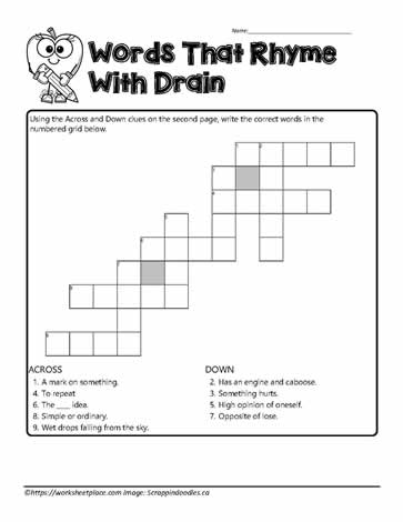 drain crossword