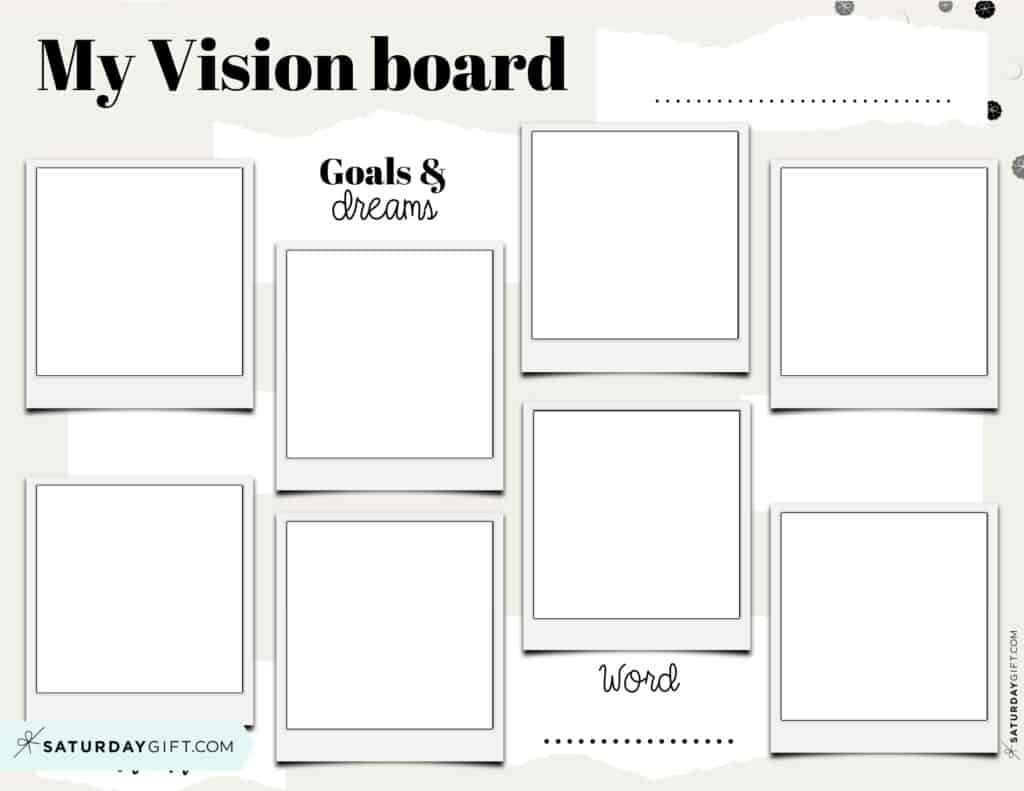 dream board template