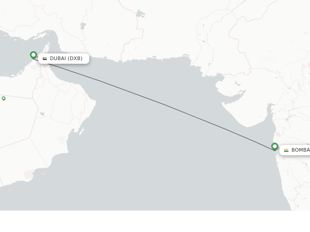 dubai to mumbai flight duration