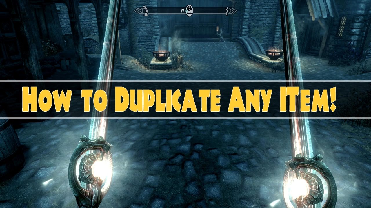 duplicating items skyrim