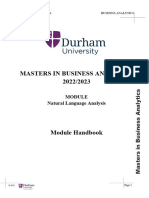 durham university module handbook