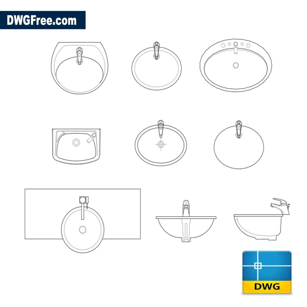 dwg lavabo