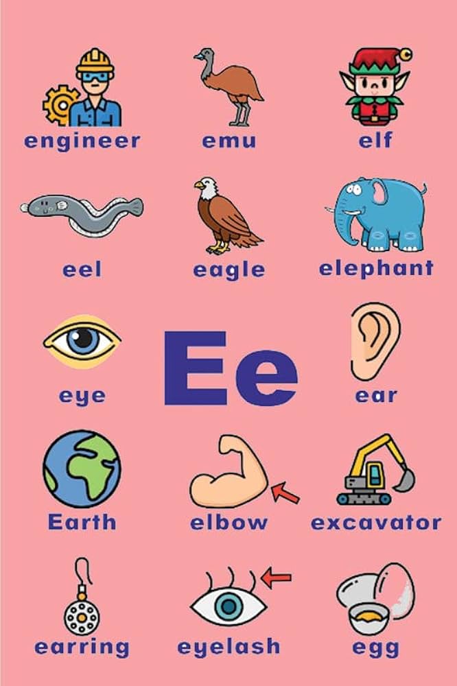 e letter words