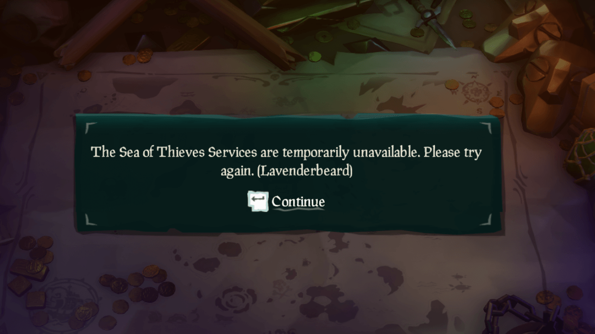 sea of thieves servers status