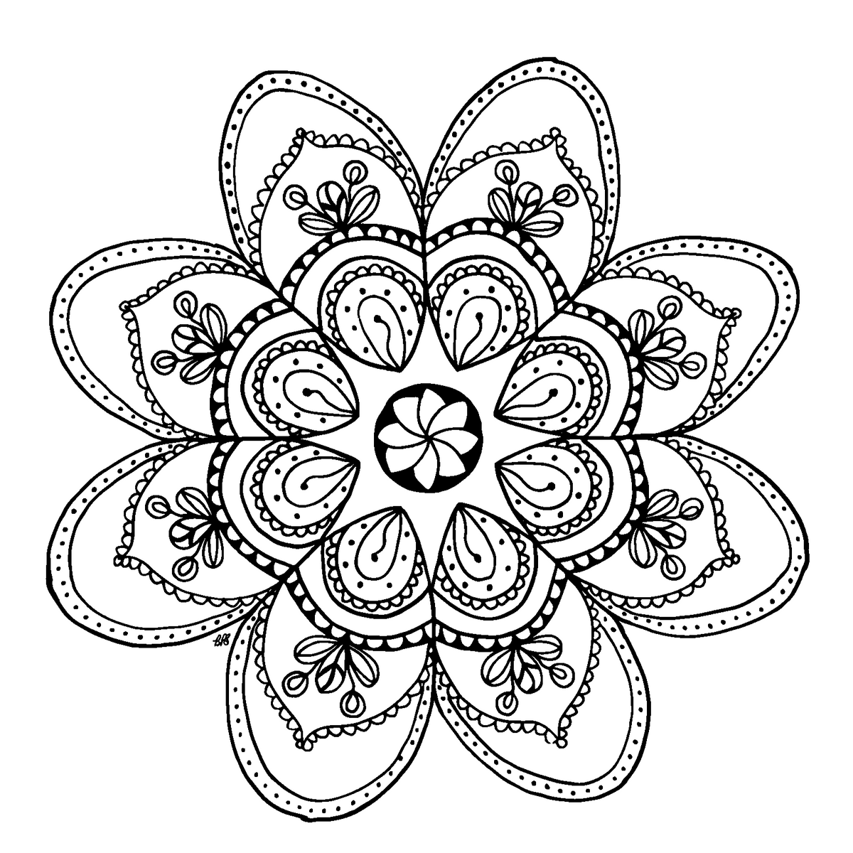 mandalas coloring