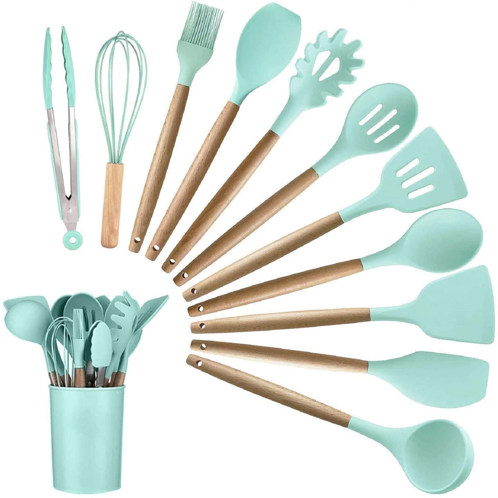 silicone cooking tools set