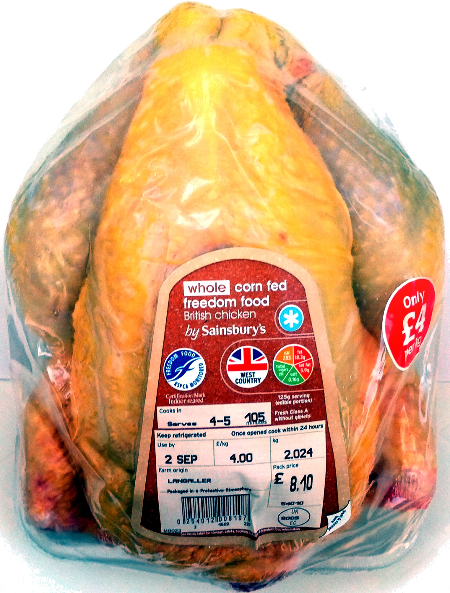 corn fed chicken sainsburys