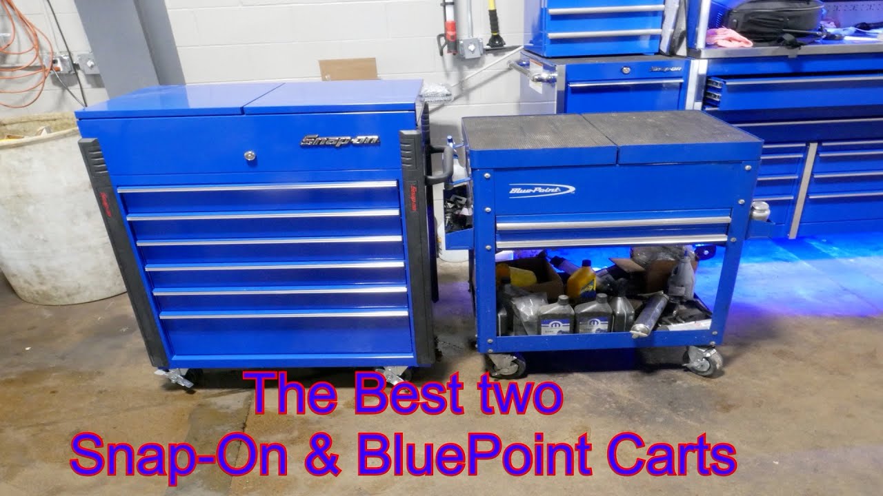 snap on blue tool box