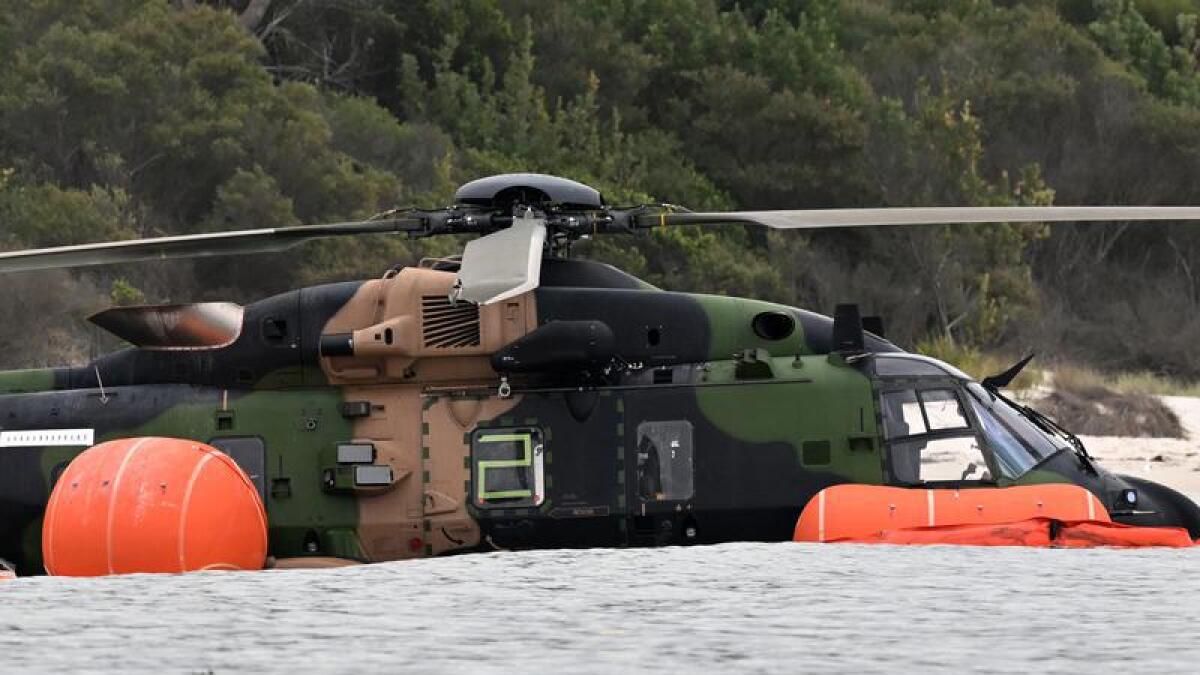 adf helicopter crash jervis bay