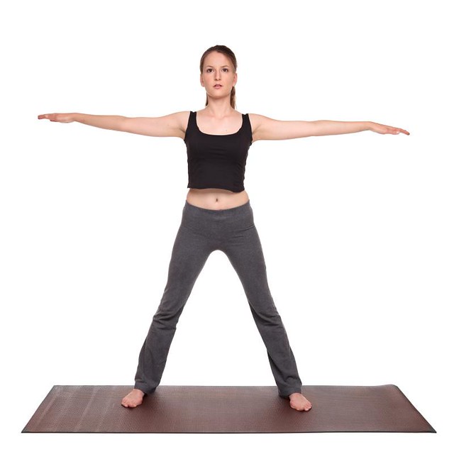 star yoga pose