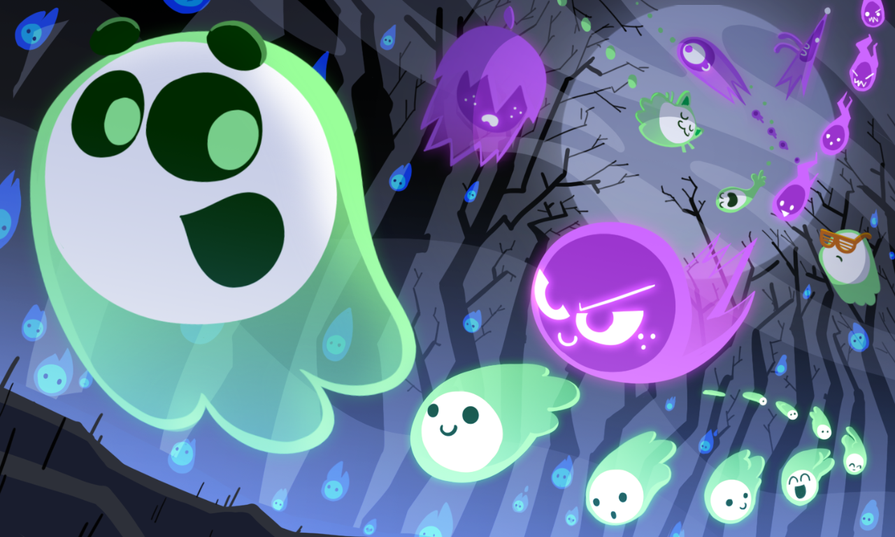 ghost duel google doodle