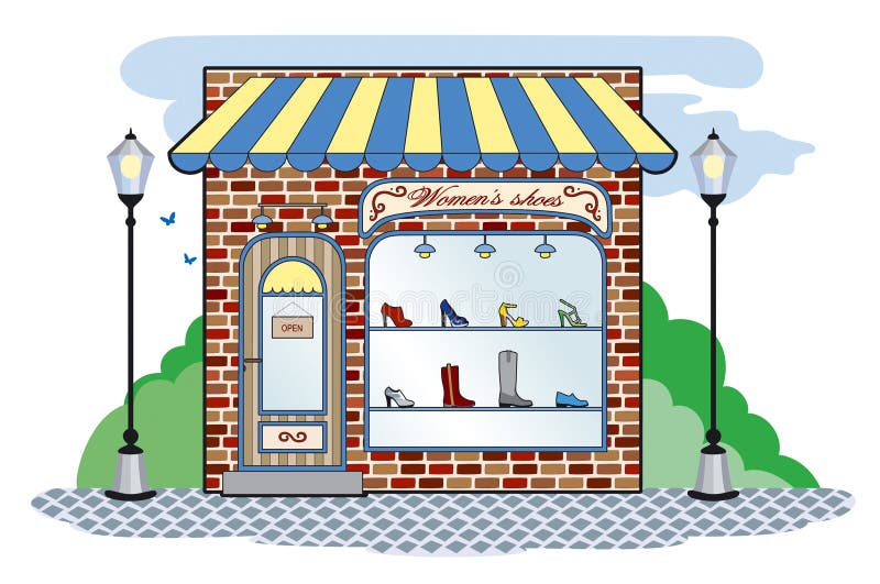 shoe store clipart