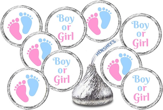 gender reveal stickers