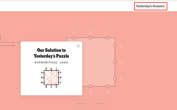 letter boxed solutions