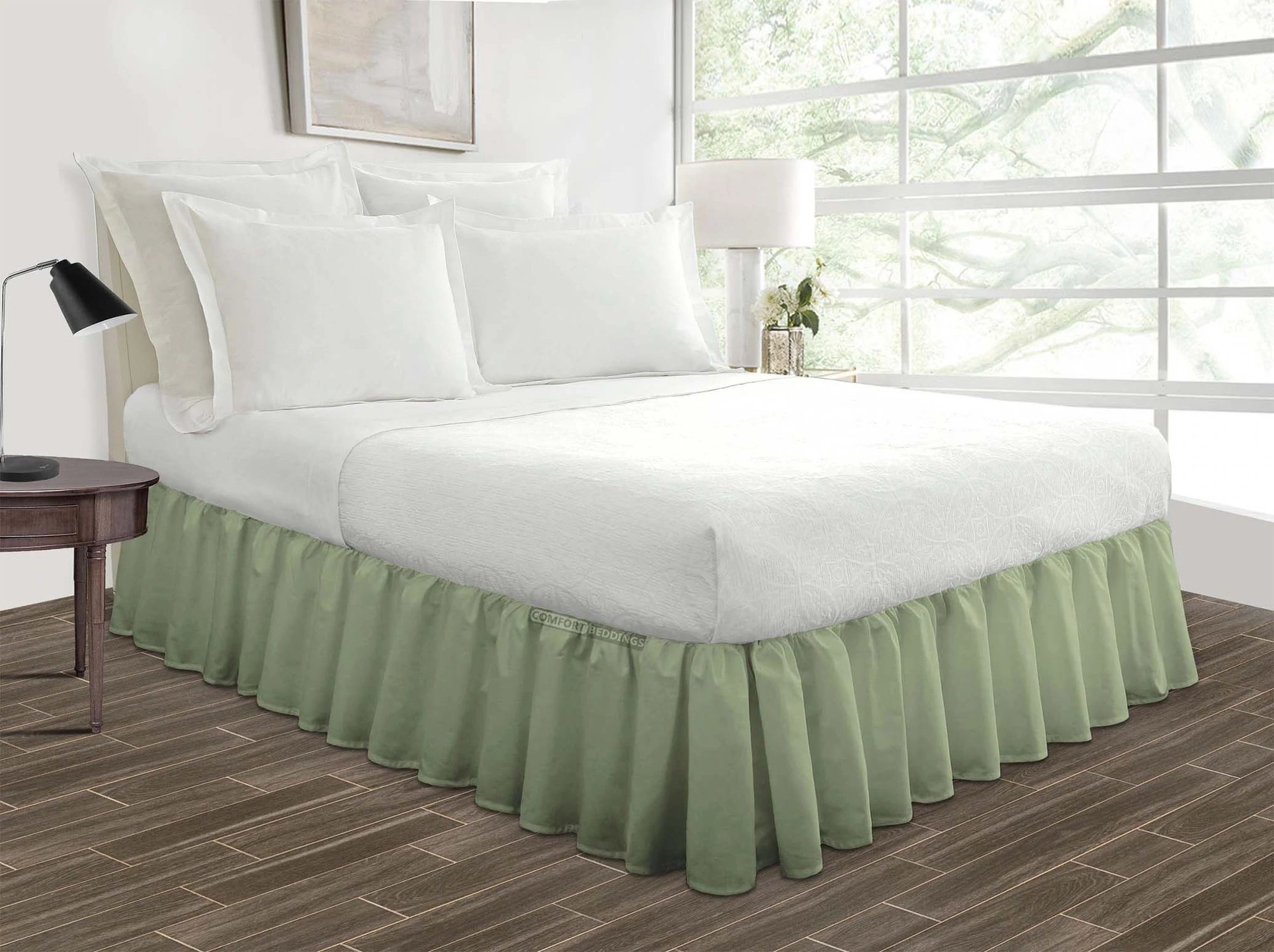 ruffled bed skirts