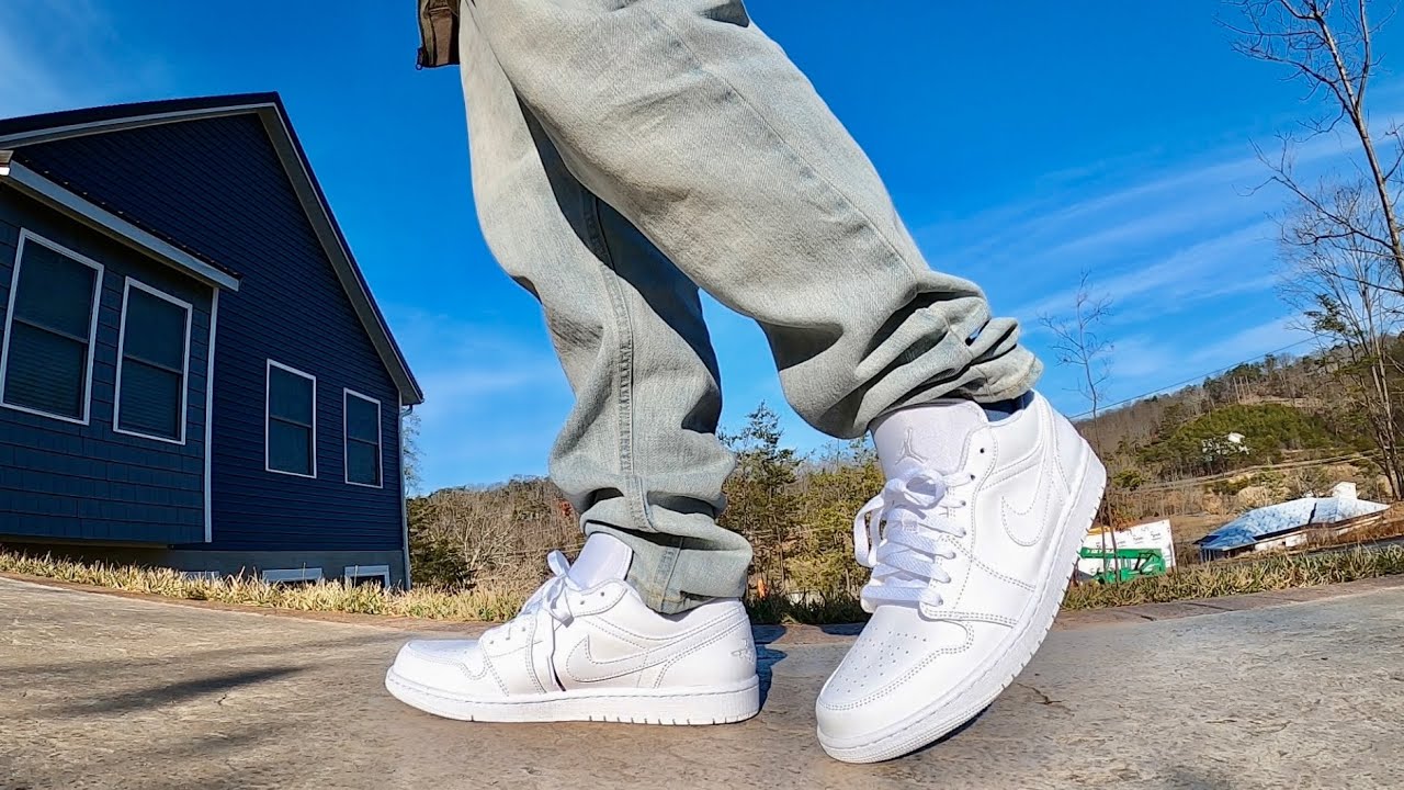 jordan 1 low white white