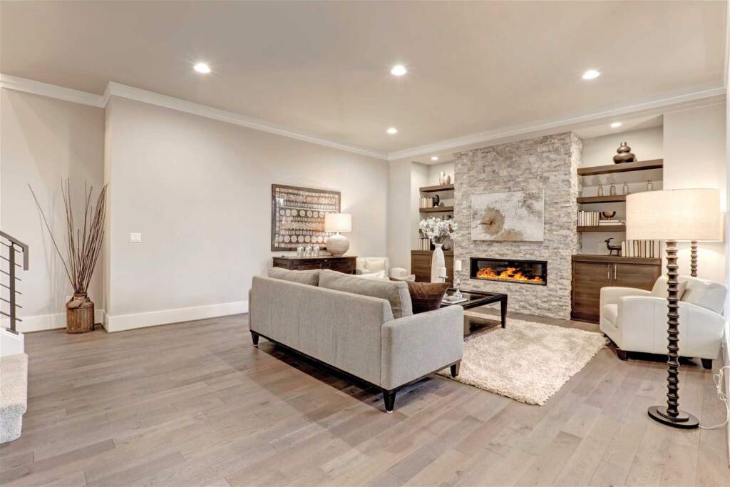 basement fireplace ideas