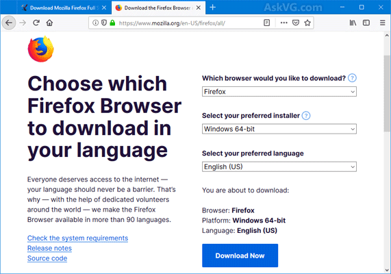 firefox installer offline