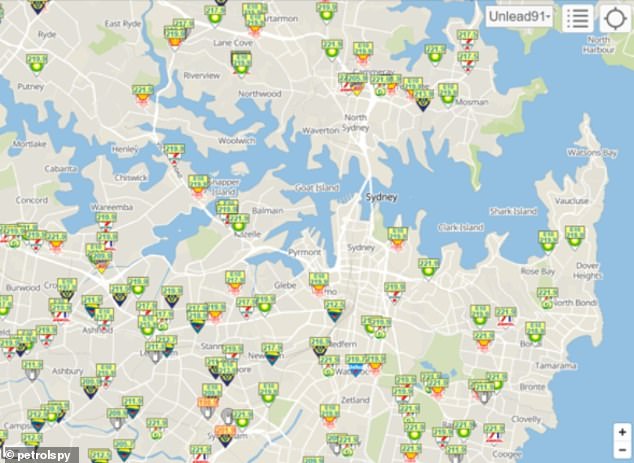 petrol spy sydney