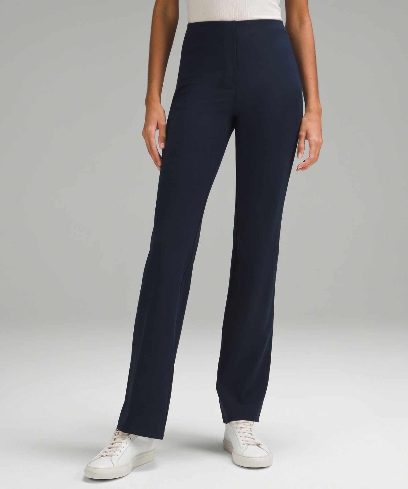 smooth fit pull-on high-rise pant