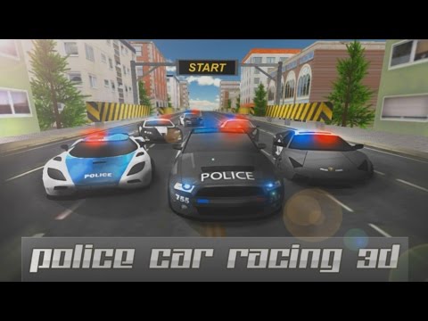 police car racing video