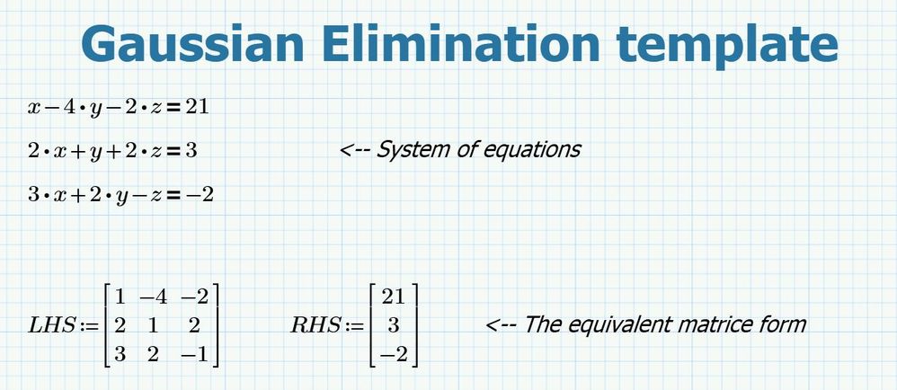 gauss elimination method solver