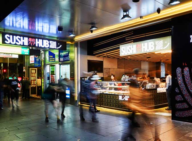 sushi hub melbourne central photos