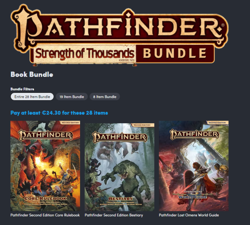 humble bundle pathfinder